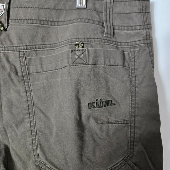 Kuhl Ramblr Men's Size 36 Outdoor Hiking Cargo Performance Shorts Grey UPF - Picture 4 of 13